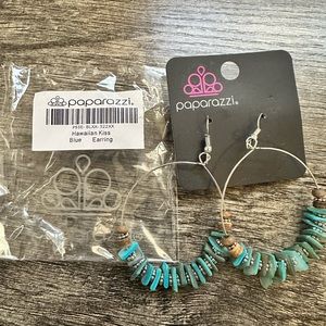 Hawaiian Kiss - blue earrings